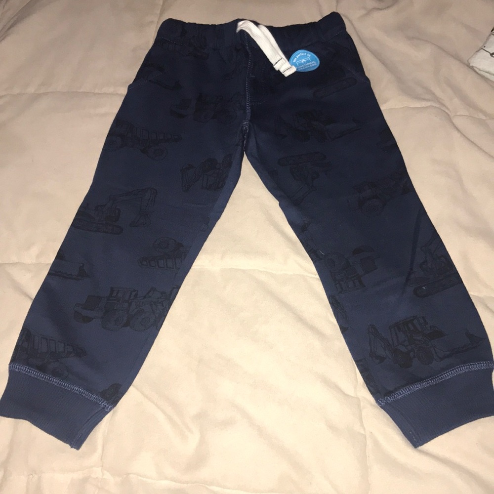 Toddler boy construction sweatpants